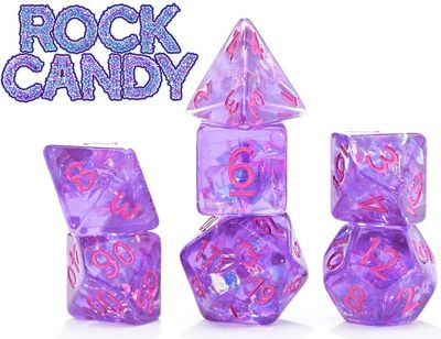 7-Piece RPG Dice Set: Inclusion - Rock Candy