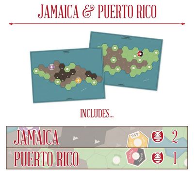 Age of Steam: Deluxe Edition - Maps Expansion - Jamacia/Puerto Rico