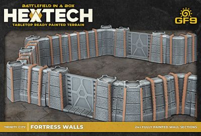 Battlefield in a Box: Hextech Trinity City Fortress Walls