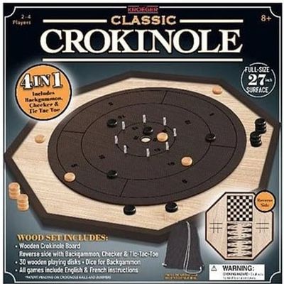 Classic Crokinole 27&quot; 4 in 1