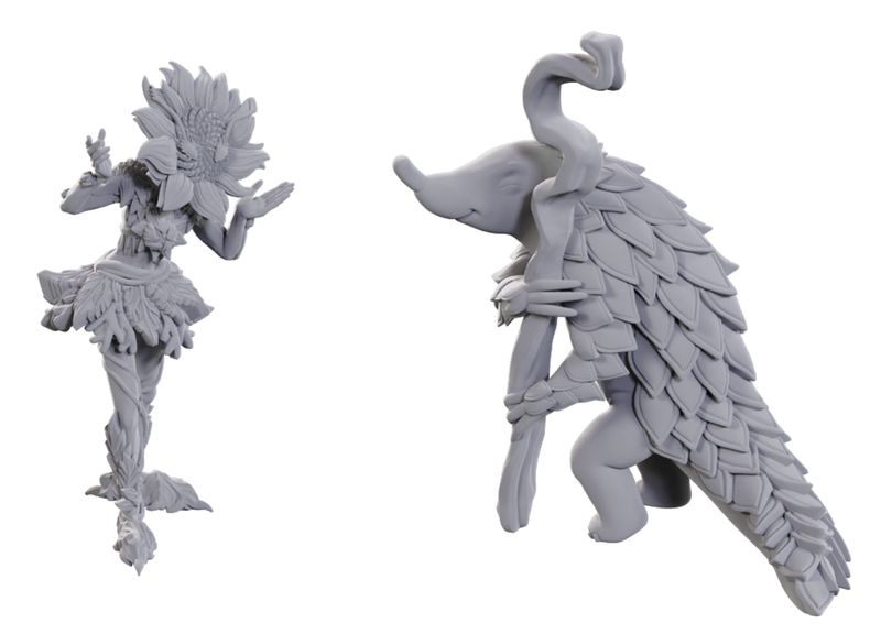 Pathfinder Deep Cuts Miniatures: Sunflower Leshy &amp; Fruit Leshy