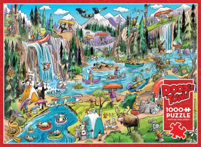 1000 pcs - DoodleTown: Portage Pandemonium