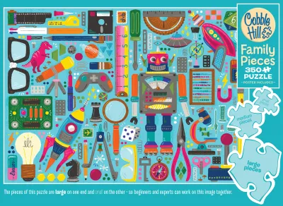 350 pcs - Nerdy Junk Drawer (Family Puzzle)