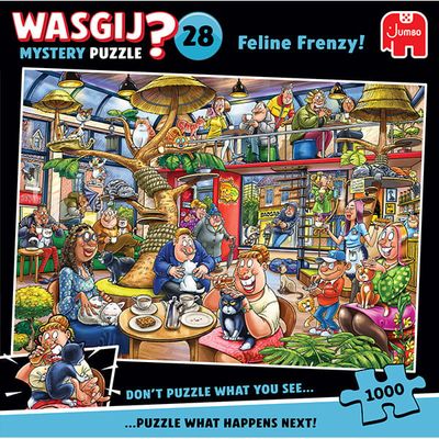 1000 pcs - WASGIJ Mystery: #28, Feline Frenzy!