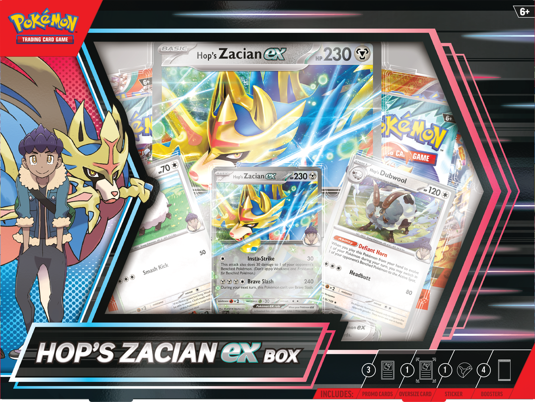 Pokemon TCG - Hop&#39;s Zacian ex Box