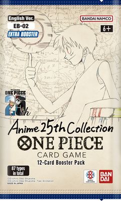 One Piece CG: Anime 25th Collection Booster Pack *LIMIT OF 6 PER CUSTOMER*