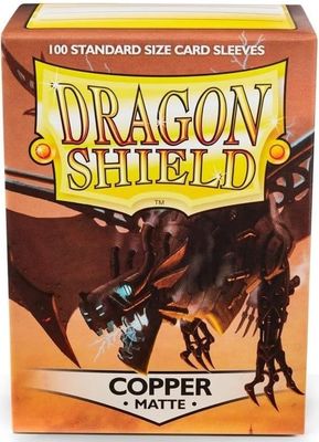 Sleeves - 63x88mm - Dragon Shield - 100/pk - Matte - Copper