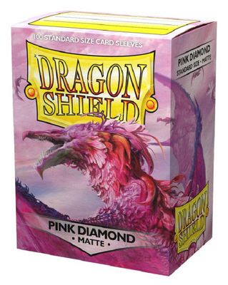 Sleeves - 63x88mm - Dragon Shield - 100/pk - Matte - Pink Diamond
