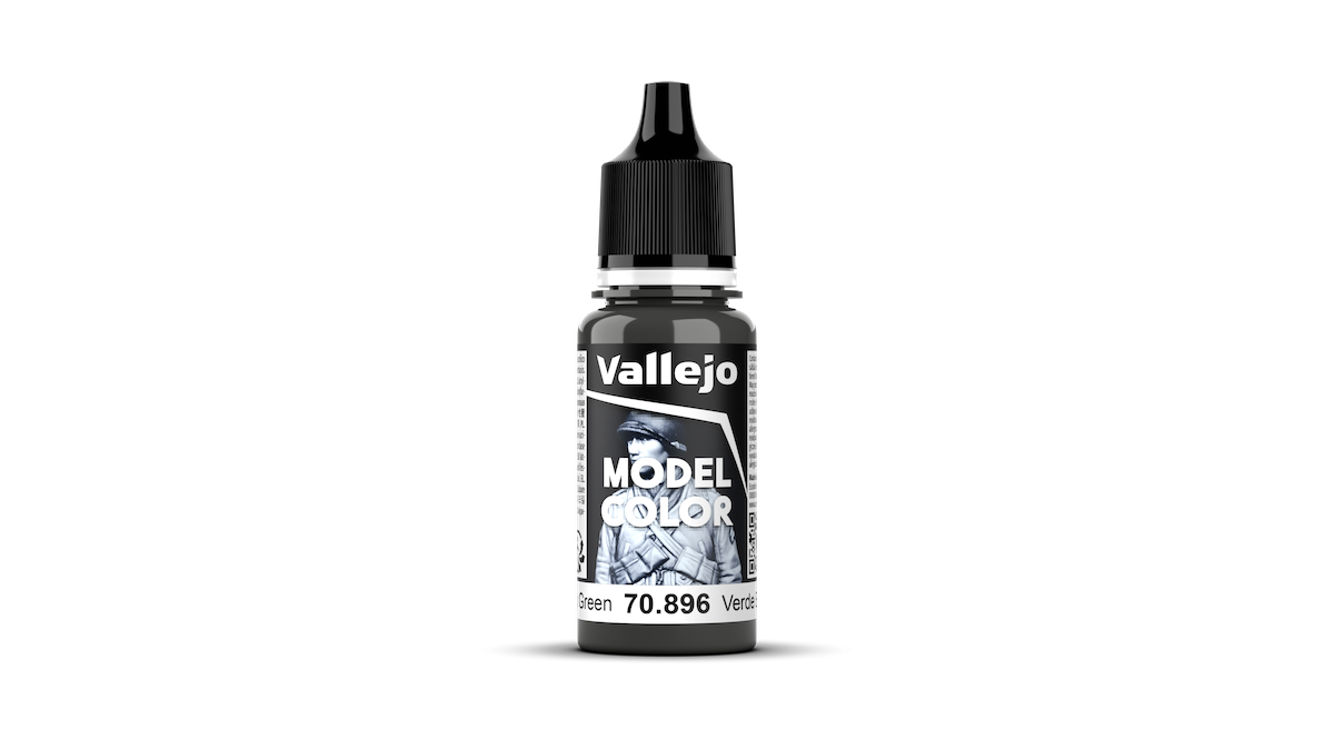 Vallejo Model Color Acrylic Paint Extra Dark Green 17mL