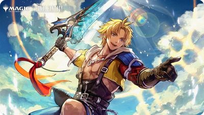 Playmat - Magic The Gathering: Final Fantasy - Tidus, Yuna&#39;s Guardian