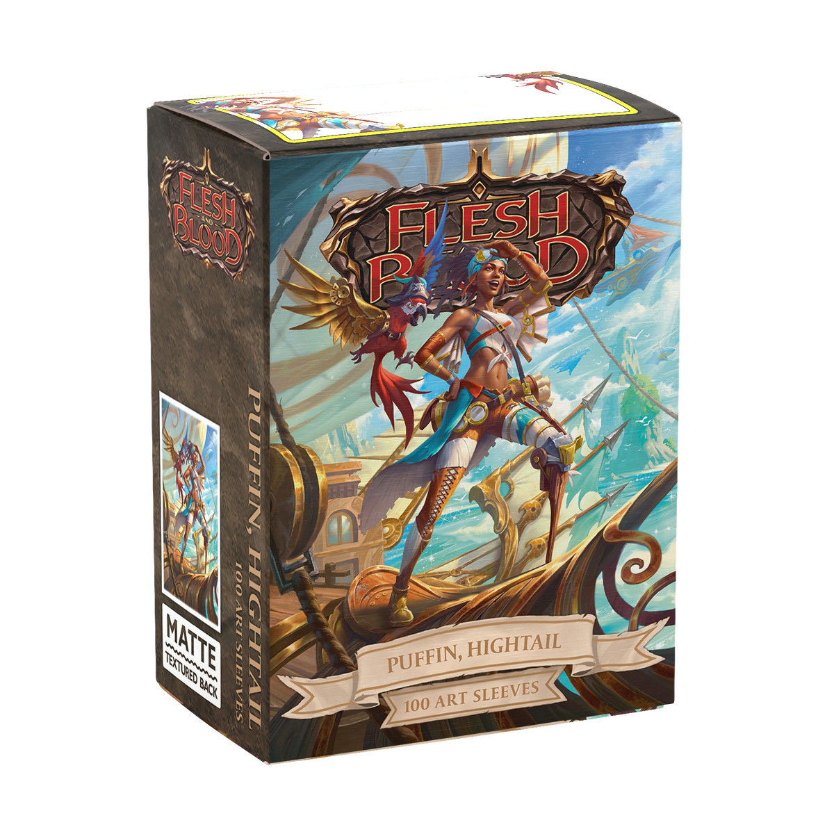 Sleeves - 63x88mm - Dragon Shield - 100/pk - Matte - Flesh and Blood: Puffin Hightail