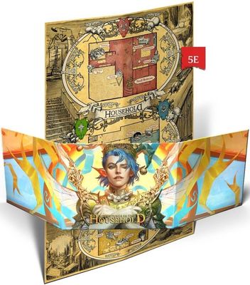 Adventures in the Household RPG: Narrator Screen &amp; Map of the House