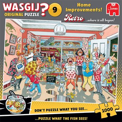 1000 pcs - WASGIJ Retro Original: #9, Home Improvements!