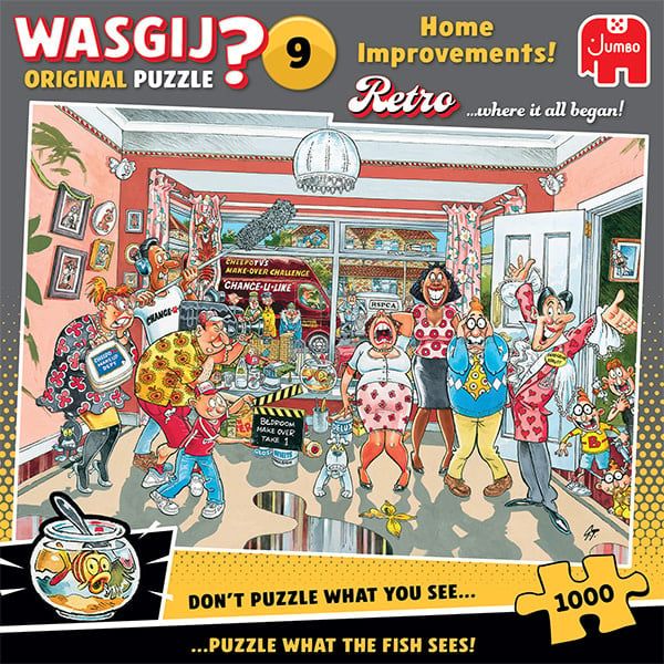 1000 pcs - WASGIJ Retro Original: #9, Home Improvements!