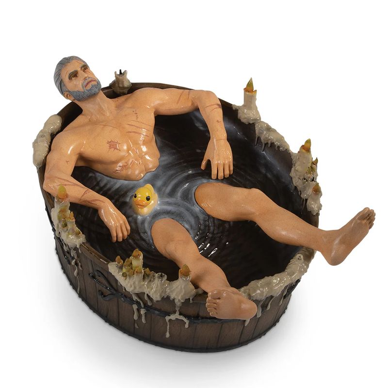 The Witcher 3: Geralt in Bath Figure