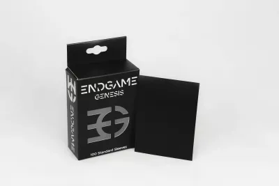 Sleeves - 66x92mm - ENDGAME - 100/pk - GENESIS - Obsidian Black