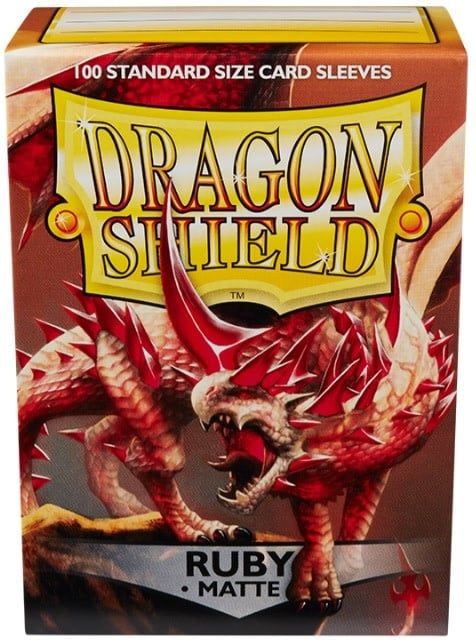 Sleeves - 63x88mm - Dragon Shield - 100/pk - Matte - Ruby