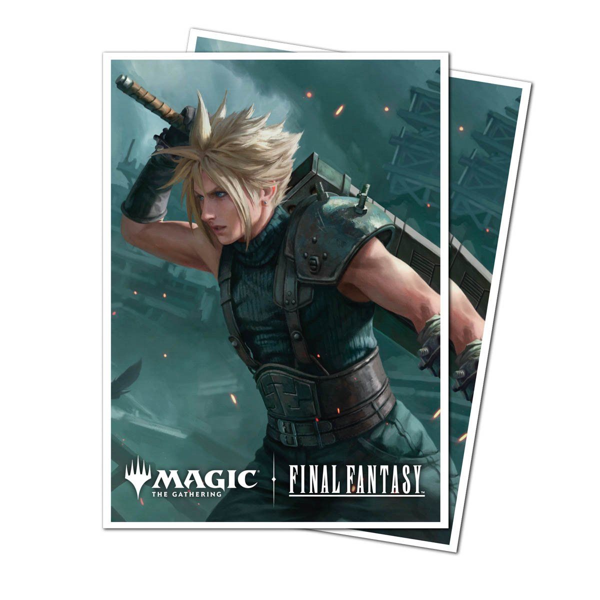 Sleeves - 66x91mm - Ultra Pro Apex - 105/pk - MTG Final Fantasy - Cloud, Planet&#39;s Champion