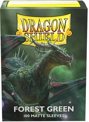 Sleeves - 63x88mm - Dragon Shield - 100/pk - Matte - Forest Green
