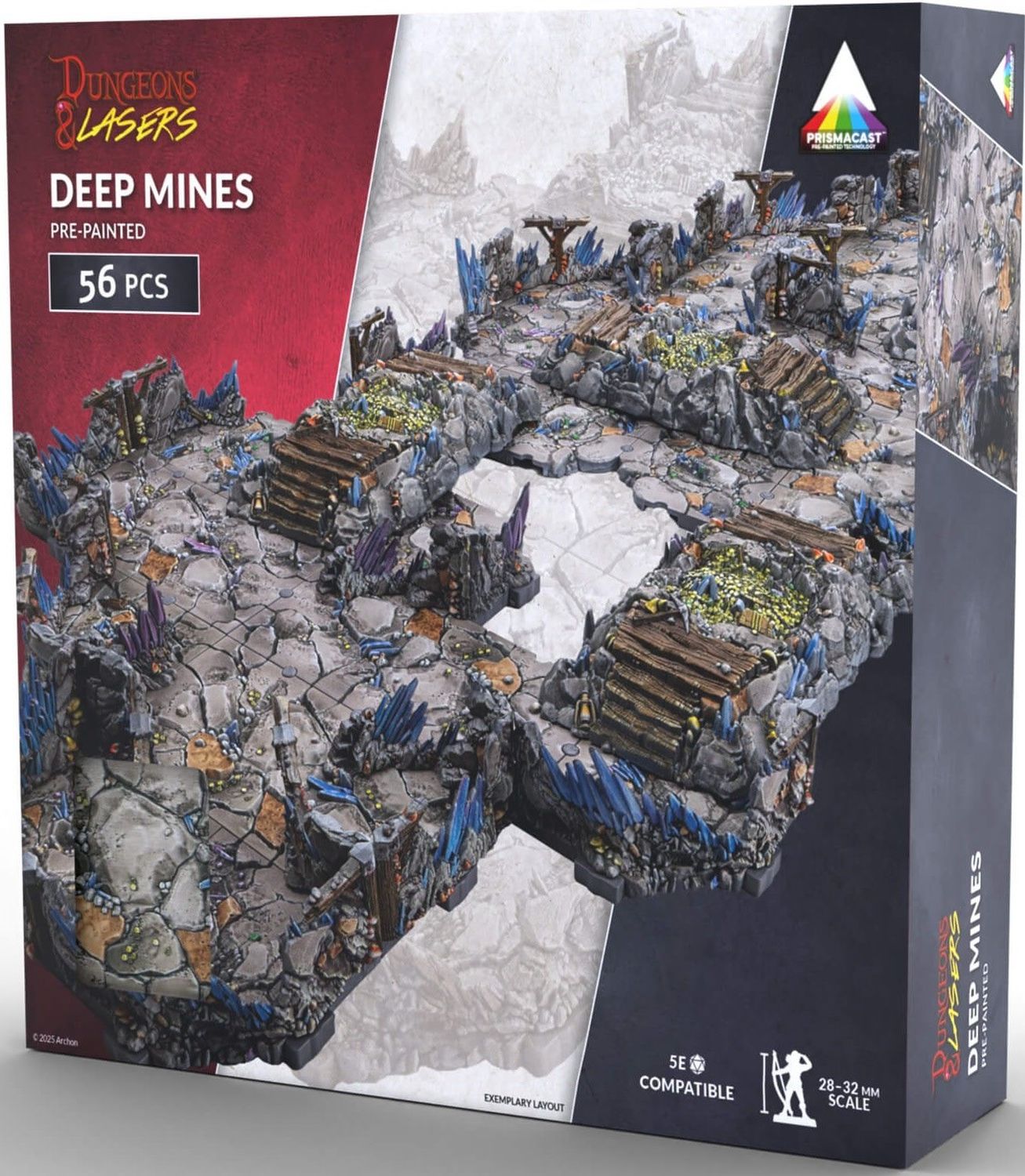 Dungeons &amp; Lasers: Deep Mines Pre-Painted