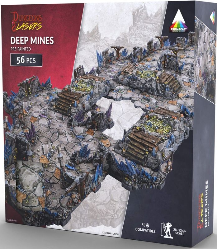 Dungeons &amp; Lasers: Deep Mines Pre-Painted