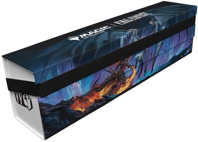 Deck Box - Flat Pack Storage Box ( 500+) MTG Final Fantasy - Bahamut and Ifrit