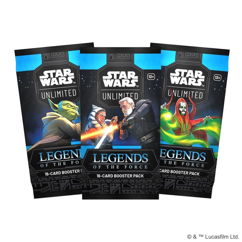*LIMIT 6 PER CUSTOMER* Star Wars Unlimited TCG Legends of the Force Booster Pack