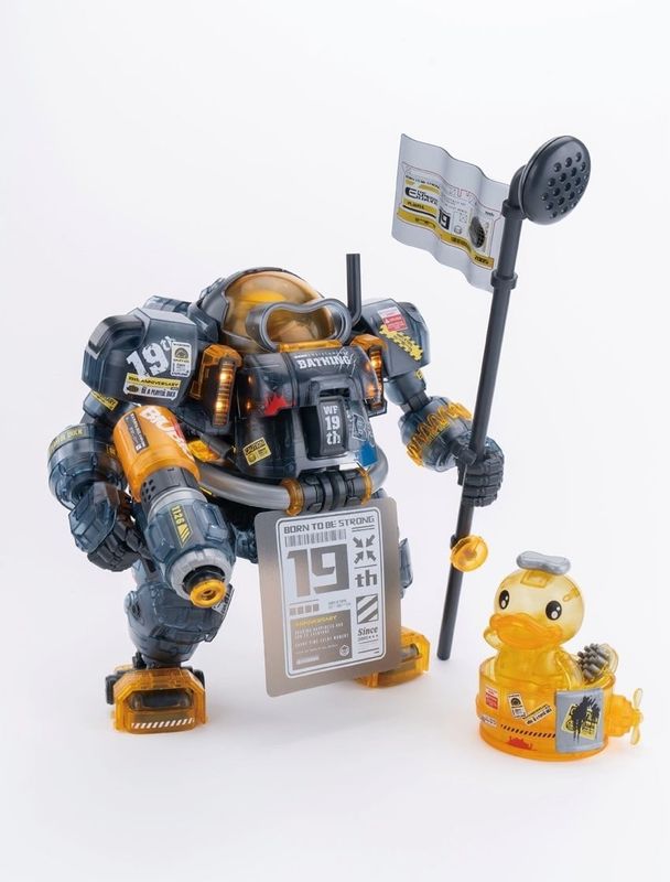 SHENGGE SOSKILL x ULTRA EGG SpaDuck 19th Anniversary Black Samurai Limited Edition Model Kit