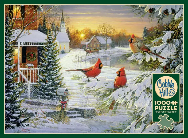 1000 pcs - Sunset Cardinals