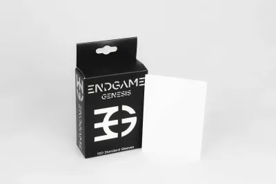 Sleeves - 66x92mm - ENDGAME - 100/pk - GENESIS - Trillium White