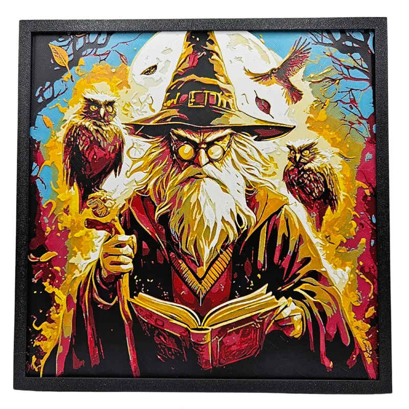 Hueforge: Fantasy - Owl Mage