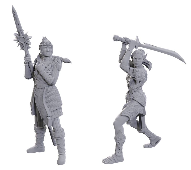 Special Edition Baldur&#39;s Gate 3 Miniatures: Lae&#39;zel &amp; Shadowheart