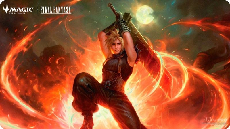 Playmat - MTG Final Fantasy - Cloud, Ex-SOLDIER
