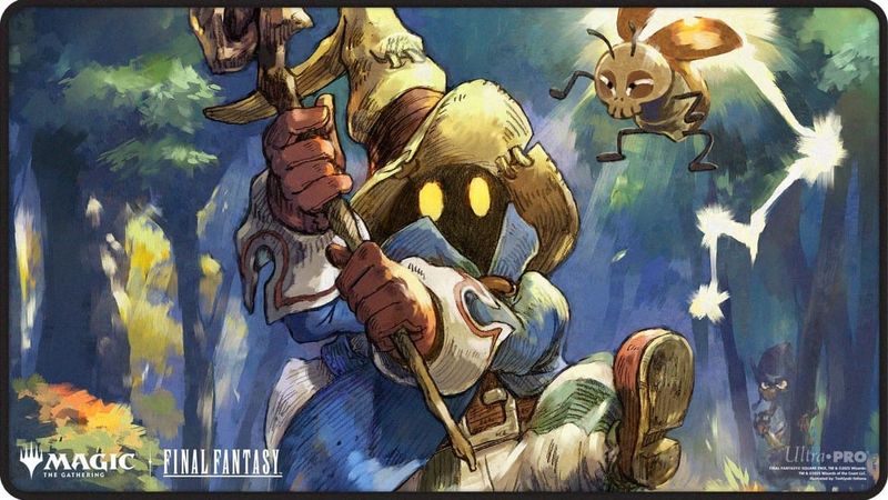 Playmat - MTG Final Fantasy - Black Stitched - Vivi Ornitier