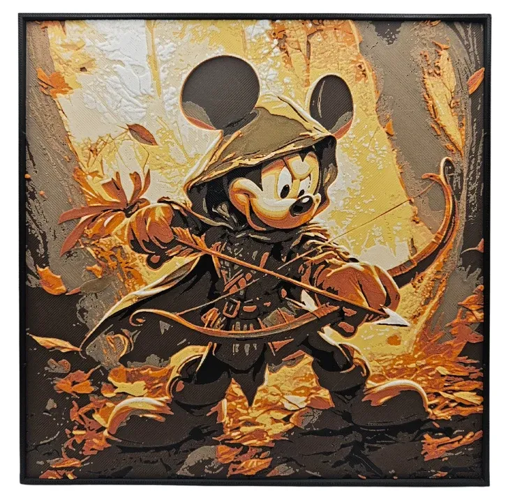 Hueforge: Disney - Mickey Mouse Robin Hood