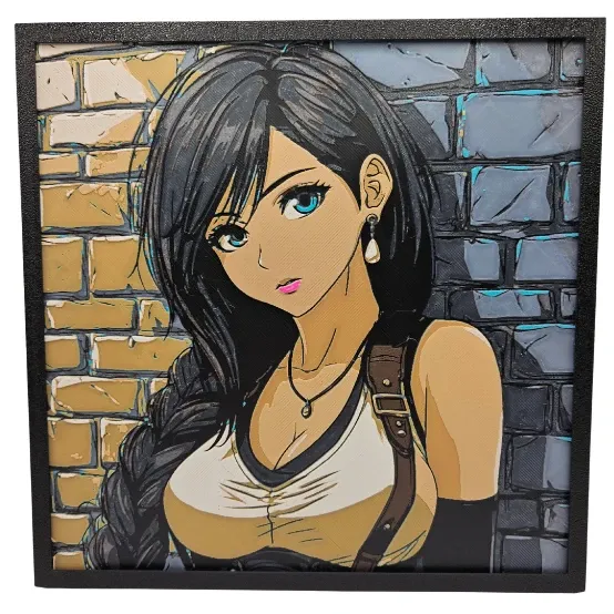 Hueforge: Final Fantasy - Tifa Lockhart