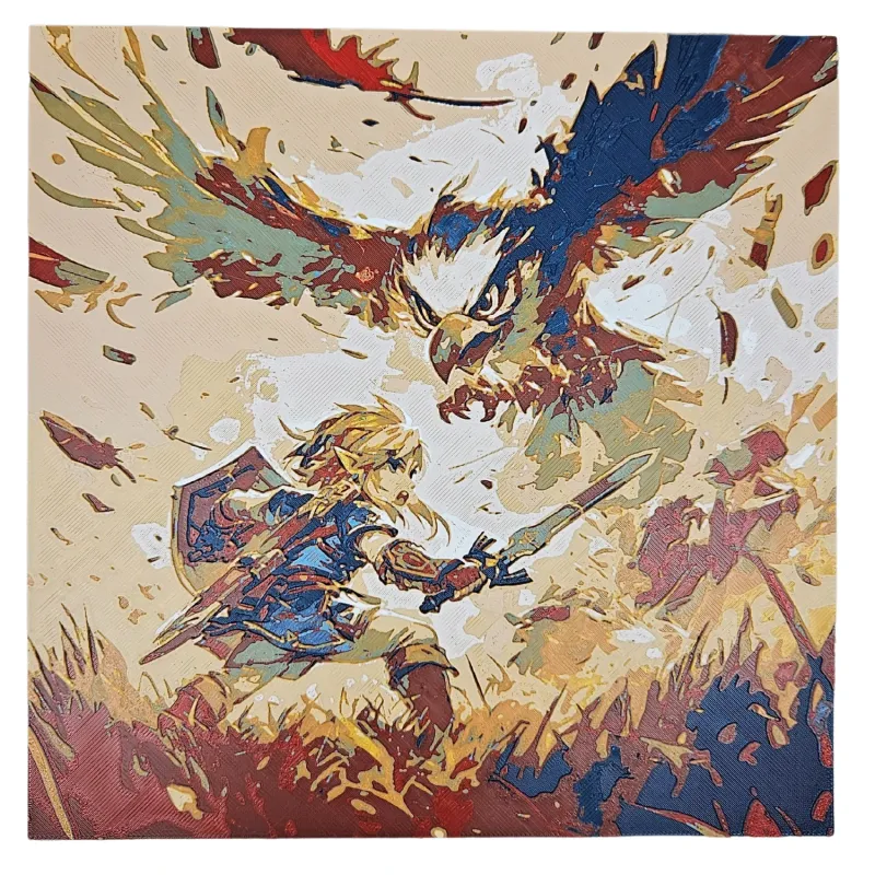 Hueforge: The Legend of Zelda - Link and the Great Bird
