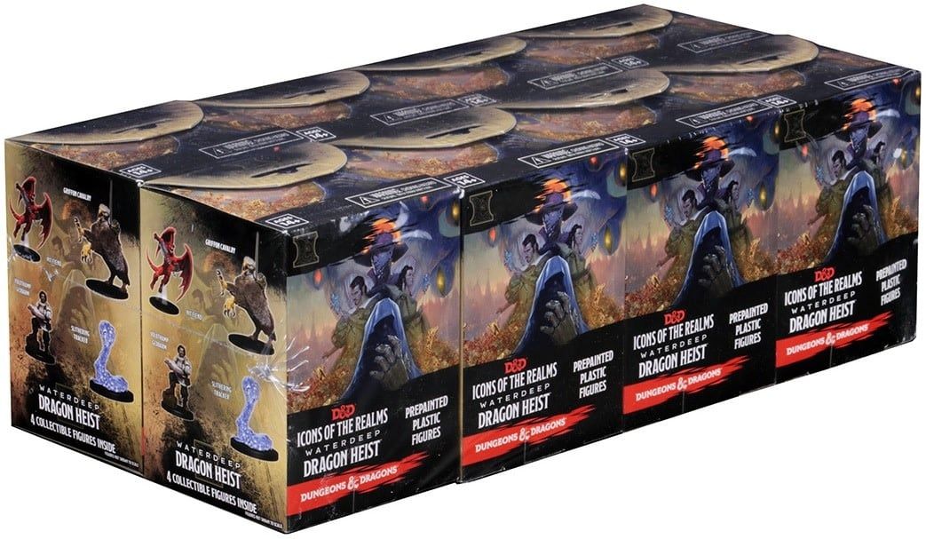 D&amp;D  Icons of the Realms: Miniature Booster Brick - Waterdeep Dragon Heist
