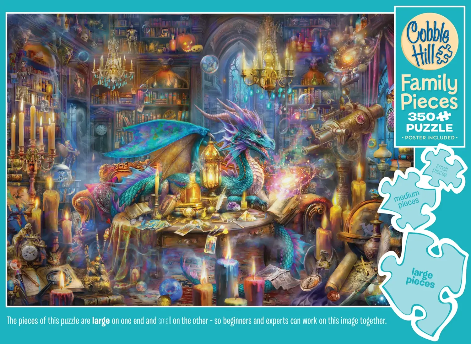 350 pcs - The Library Keeper (Family Puzzle)