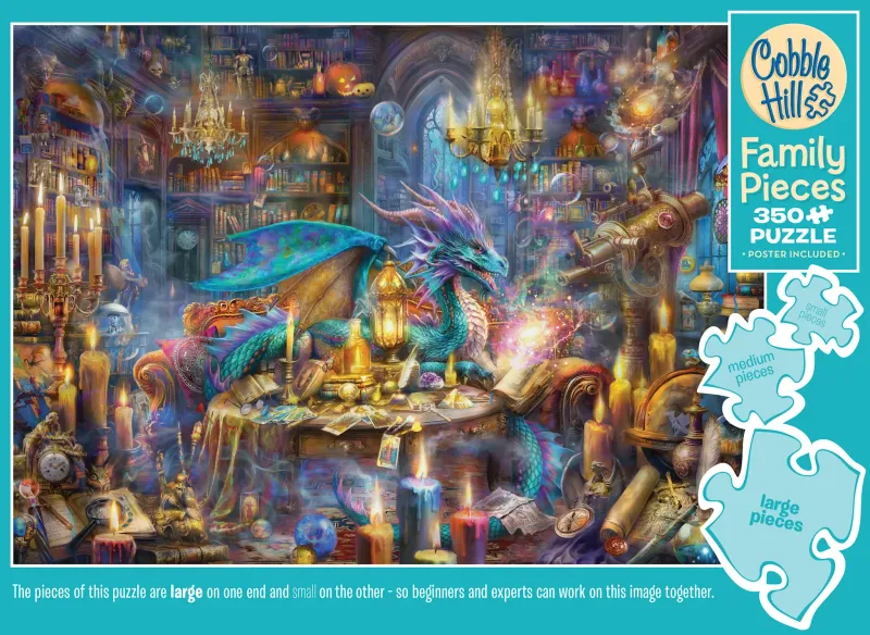 350 pcs - The Library Keeper (Family Puzzle)