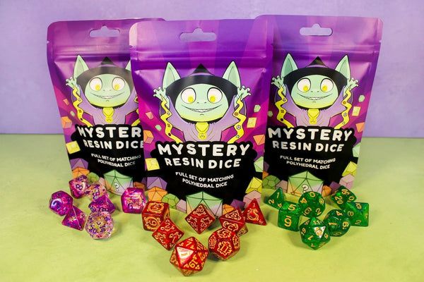 Mystery Dice Goblin: 7-Piece Spooky Halloween Set