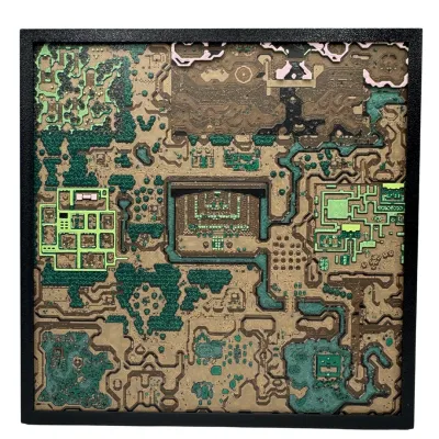 Hueforge: The Legend of Zelda - Link to the Past Darkworld Map