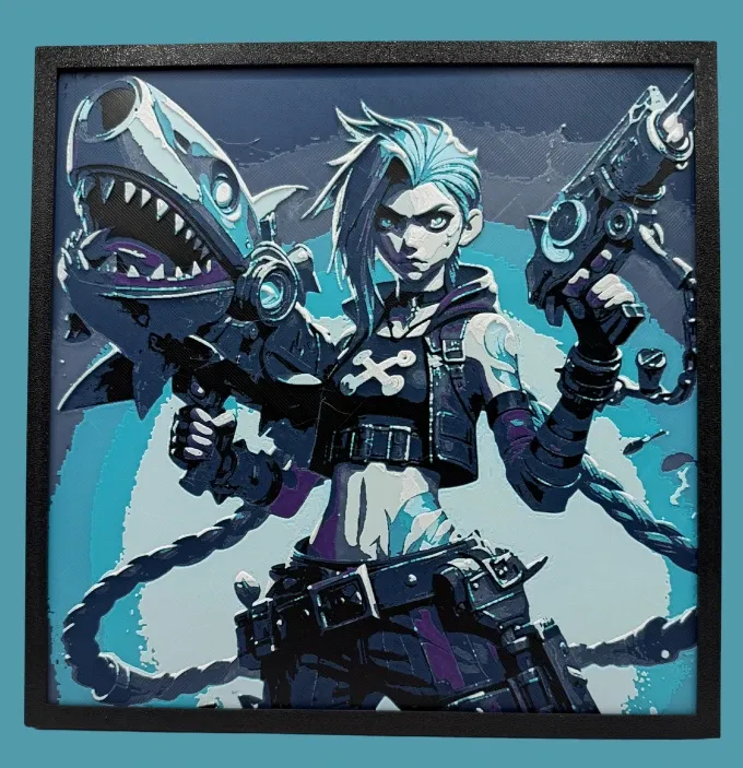 Hueforge: League of Legends - Jinx