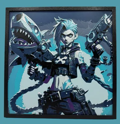Hueforge: League of Legends - Jinx