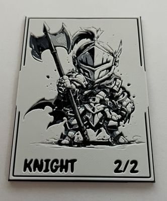 Hueforge: MTG Token - Knight