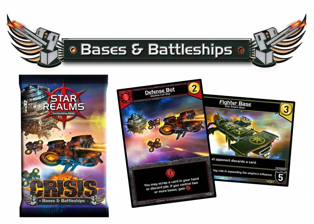 Star Realms: Crisis Expansion -, Featuring: Bases &amp; Battleships