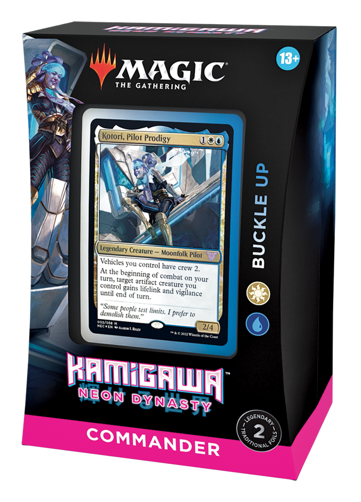Magic The Gathering TCG Kamigawa Neon Dynasty Commander Deck, Name: Buckle Up