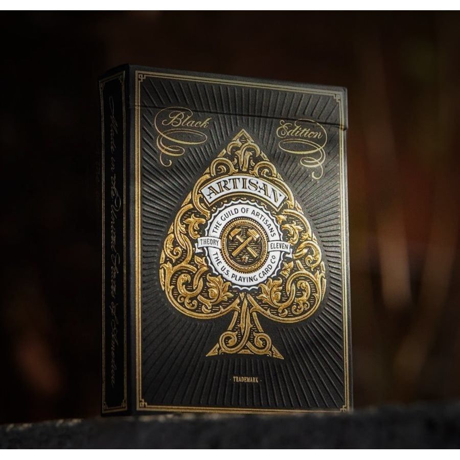 Playing Cards - Theory 11: Artisan, Color: Black