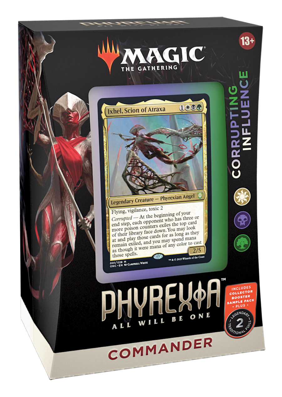 Magic the Gathering TCG Phyrexia: All Will Be One Commander Deck, Name: Corrupting Influence