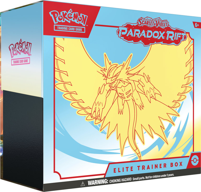 Pokemon TCG - Scarlet &amp; Violet: Paradox Rift Elite Trainer Box, Name: Roaring Moon